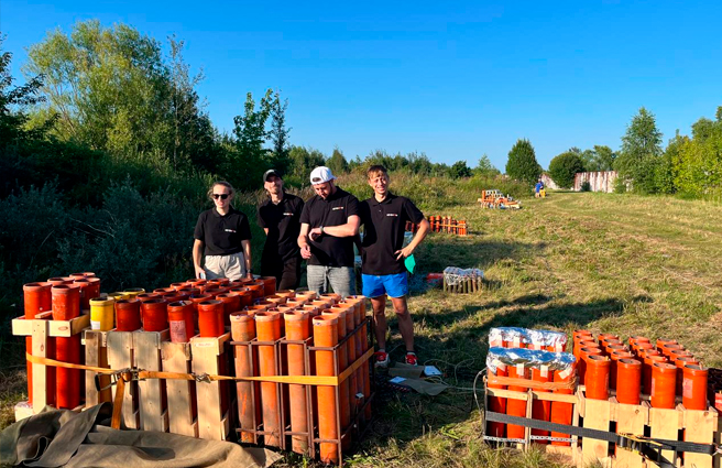 Мортиры салютные