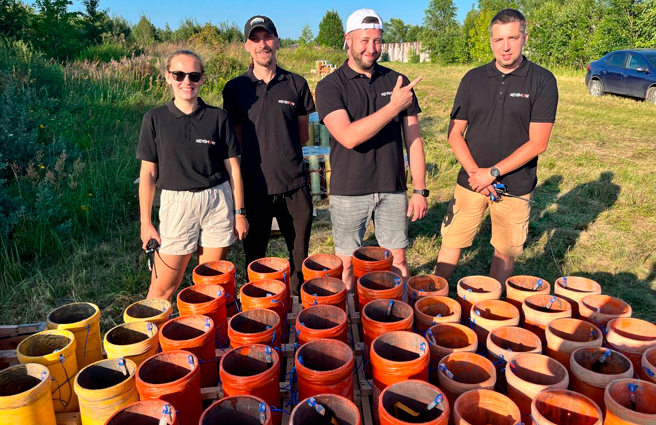 Команда Кейшоу на фестивале фейерверков Большая Волга 2025