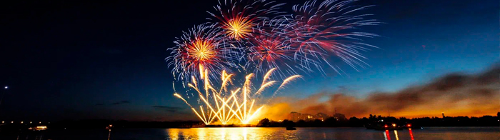 Фестиваль фейерверков Большая волга