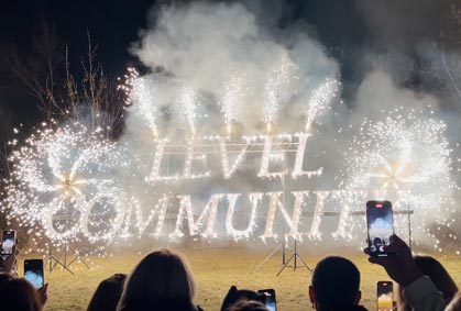 Новогодний фейерверк на корпоративе