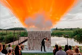 Свет, Звук, Плазма, Дым, Огнепад и Дневной салют. Усадьба «Подгорье»