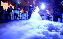 Стелящийся дым на свадьбе